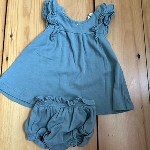Quincy Mae baby dress with bloomers. Size 3-6 months